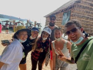 Guests in Moken Village