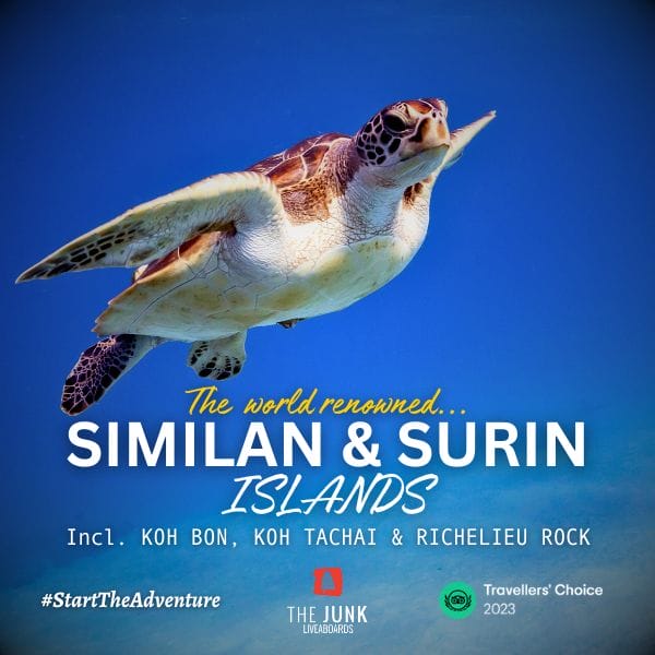 Similan and Surin Islands Liveaboard Itinerary